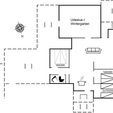 Gitt - 140m From The Sea By Interhome Hébergement de vacances Otterup